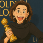 Fernanda Torres no Oscar estilo Studio Ghibli